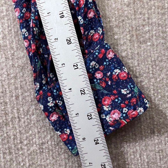 FARM Rio Patchwork Floral Smocked Neck Long Sleeve Blouse Sz S Boho Cottagecore - Picture 9 of 13